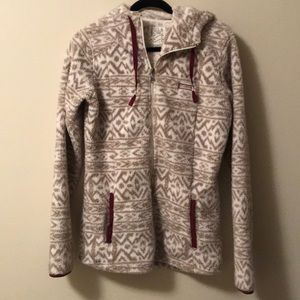 Billabong Aztec fleece zipped hoodie! So cozy!